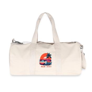 MIAMI STREET - Recycled Canvas Sports Bag by Stanley/Stella - natural - Front