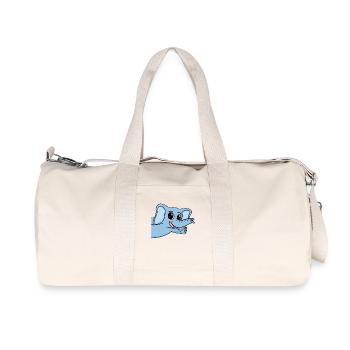 Salutation des éléphants - Sac de sport en toile recyclée Stanley/Stella - blanc naturel - Devant