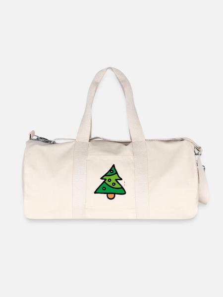 Minimalistischer Bonbonbaum - Recycelte Canvas-Sporttasche von Stanley/Stella - Naturweiß