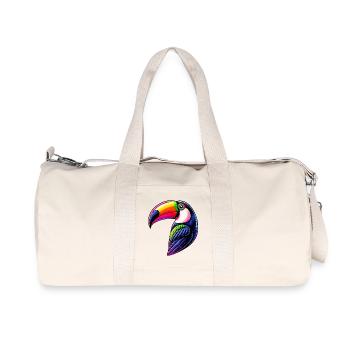 Toucan - Recycled Canvas Sports Bag by Stanley/Stella - natural - Front