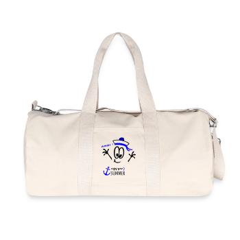 Matrose Ahoi - Recycelte Canvas-Sporttasche von Stanley/Stella - Naturweiß - Vorne