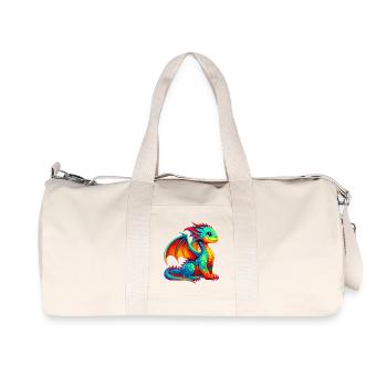 Dragon - Recycled Canvas Sports Bag by Stanley/Stella - natural - Front