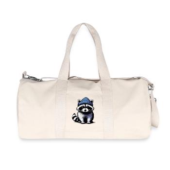 Raccoon - Recycled Canvas Sports Bag by Stanley/Stella - natural - Front