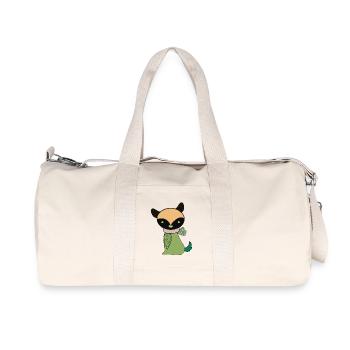 Der kleine Ivo in verschiedenen Farbe - Recycelte Canvas-Sporttasche von Stanley/Stella - Naturweiß - Vorne