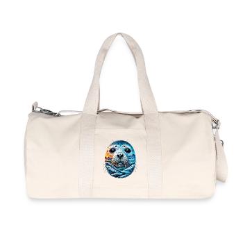 Seal - Recycled Canvas Sports Bag by Stanley/Stella - natural - Front