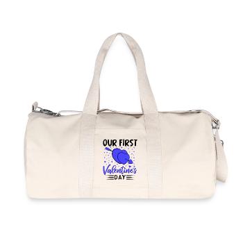 xoxo love you amore Fleurs Femmes Saint Valentin 14 - Sac de sport en toile recyclée Stanley/Stella - blanc naturel - Devant