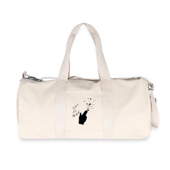 guns - Recycled Canvas Sports Bag by Stanley/Stella - natural - Front