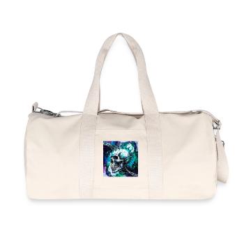 Punk Skull - Recycled Canvas Sports Bag by Stanley/Stella - natural - Front