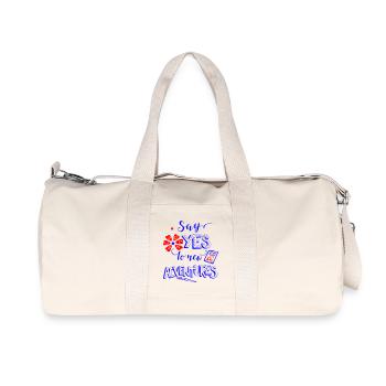 Écolier Enfant - Sac de sport en toile recyclée Stanley/Stella - blanc naturel - Devant