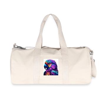 Colorful Era Illuminated Art - Recycled Canvas Sports Bag by Stanley/Stella - natural - Front