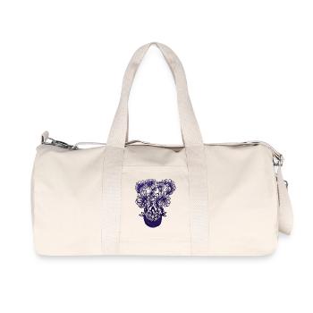 Mit Leichtigkeit kreiert! - Recycelte Canvas-Sporttasche von Stanley/Stella - Naturweiß - Vorne