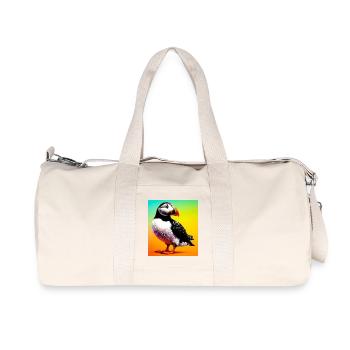 puffin - Recycled Canvas Sports Bag by Stanley/Stella - natural - Front