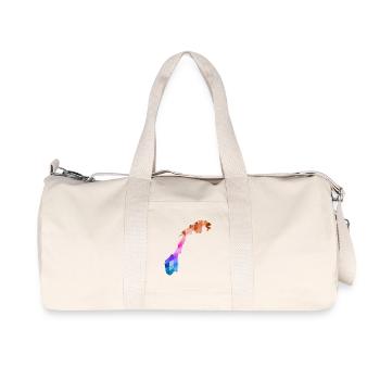 Norway - Norge - Norway - Flag - Scandinavia - Recycled Canvas Sports Bag by Stanley/Stella - natural - Front