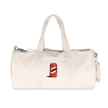 Red Soda Can - Recycled Canvas Sports Bag by Stanley/Stella - natural - Front