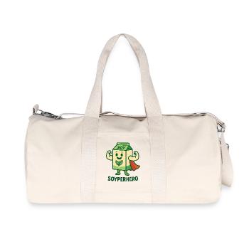 The Mighty Soyperhero - Recycled Canvas Sports Bag by Stanley/Stella - natural - Front