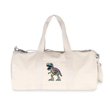 Dinosaure T-Rex Halloween Drôle - Sac de sport en toile recyclée Stanley/Stella - blanc naturel - Devant