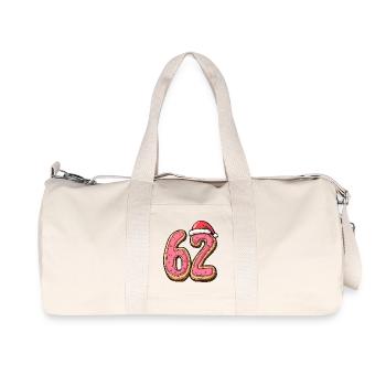62 Number Cookie Christmas - Recycled Canvas Sports Bag by Stanley/Stella - natural - Front