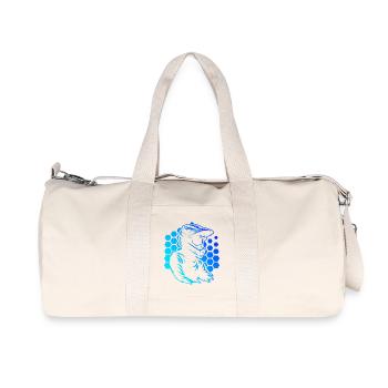 Motocross motif that works immediately - Recycled Canvas Sports Bag by Stanley/Stella - natural - Front