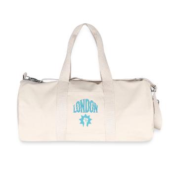 London - Recycled Canvas Sports Bag by Stanley/Stella - natural - Front