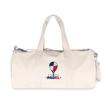 padel france patriote - Sac de sport en toile recyclée Stanley/Stella - blanc naturel - Devant