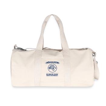 Hearing care professionals – making chaos understandable - Recycled Canvas Sports Bag by Stanley/Stella - natural - Front