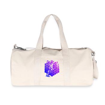 Handball Stil für jeden Anlass fuer Frauen - Recycelte Canvas-Sporttasche von Stanley/Stella - Naturweiß - Vorne