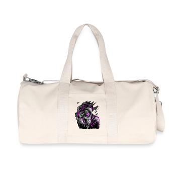 Photographer with camera motif - Recycled Canvas Sports Bag by Stanley/Stella - natural - Front