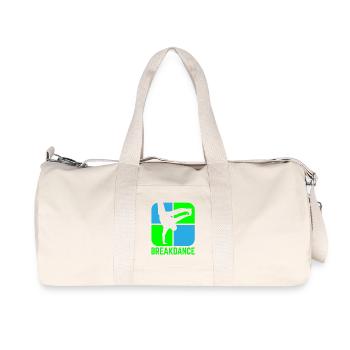 Breakdance - Recycelte Canvas-Sporttasche von Stanley/Stella - Naturweiß - Vorne
