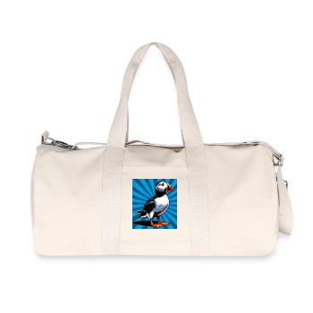 puffin - Recycled Canvas Sports Bag by Stanley/Stella - natural - Front
