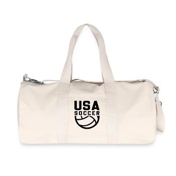 USA Soccer - Sac de sport en toile recyclée Stanley/Stella - blanc naturel - Devant