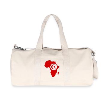 Drapeau de la Tunisie Afrique - Sac de sport en toile recyclée Stanley/Stella - blanc naturel - Devant