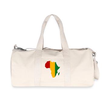 Guiena_Flagge_Afrika - Recycled Canvas Sports Bag by Stanley/Stella - natural - Front