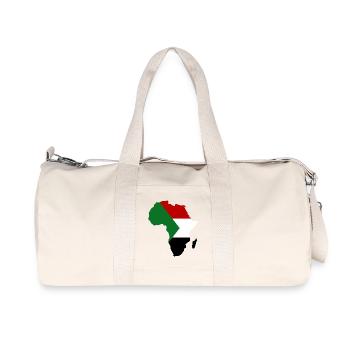 Sudan_Flagge_Afrika - Recycled Canvas Sports Bag by Stanley/Stella - natural - Front
