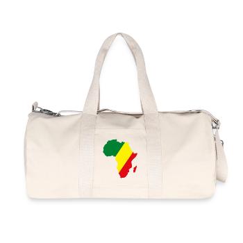 Kongo_Flagge_Afrika - Recycled Canvas Sports Bag by Stanley/Stella - natural - Front
