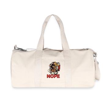 Priorité arts martiaux - Sac de sport en toile recyclée Stanley/Stella - blanc naturel - Devant