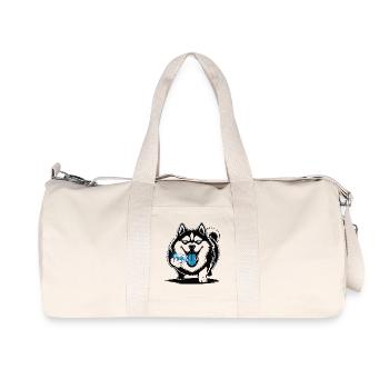 Husky Eiswürfel Cool Winter - Sac de sport en toile recyclée Stanley/Stella - blanc naturel - Devant