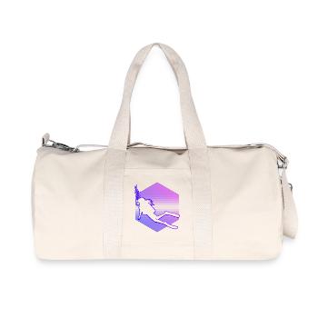Gift idea for a diving fan with Scuba Diving - Recycled Canvas Sports Bag by Stanley/Stella - natural - Front
