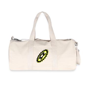 Graphique de plateau de vélo - Sac de sport en toile recyclée Stanley/Stella - blanc naturel - Devant