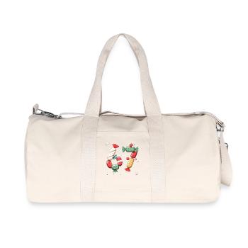 67 meme Candy Confetti Swirl - Recycled Canvas Sports Bag by Stanley/Stella - natural - Front