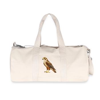 Rotschwanzbussard - Recycelte Canvas-Sporttasche von Stanley/Stella - Naturweiß - Vorne