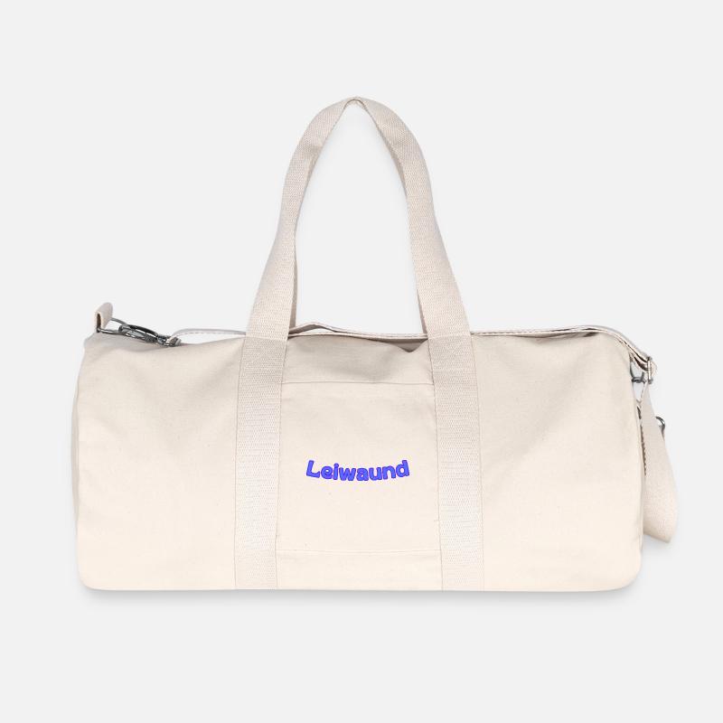 leiwaund - Recycelte Canvas-Sporttasche von Stanley/Stella - Naturweiß