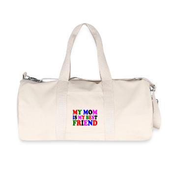 my mom is my best friend - Recycelte Canvas-Sporttasche von Stanley/Stella - Naturweiß - Vorne