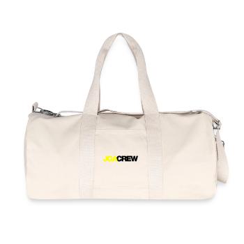 Equipage d’enterrement de vie de garçon - Emblème - Sac de sport en toile recyclée Stanley/Stella - blanc naturel - Devant