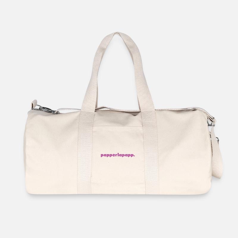 papperlapapp. - Recycelte Canvas-Sporttasche von Stanley/Stella - Naturweiß