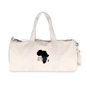 africa - Recycled Canvas Sports Bag by Stanley/Stella - natural - Front