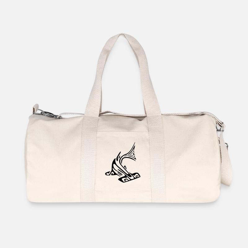 hammer_sharkmanta - Recycelte Canvas-Sporttasche von Stanley/Stella - Naturweiß