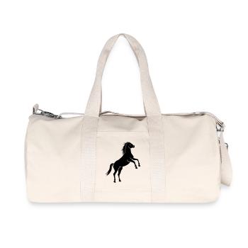Cheval - Sac de sport en toile recyclée Stanley/Stella - blanc naturel - Devant