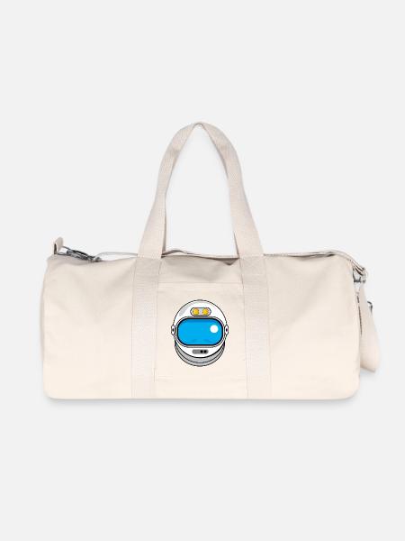Spacehelmet - Recycelte Canvas-Sporttasche von Stanley/Stella - Naturweiß