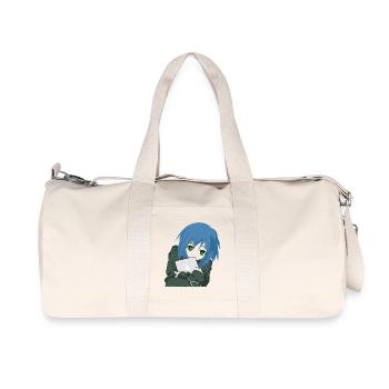 Manga girl - Recycled Canvas Sports Bag by Stanley/Stella - natural - Front