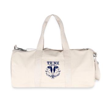 Not your mom, not your milk (blue) - Recycled Canvas Sports Bag by Stanley/Stella - natural - Front